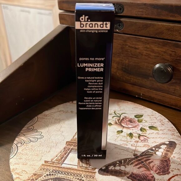 NEW IN BOX! Dr Brandt *Pores No More* Luminizer Primer - Picture 2 of 8